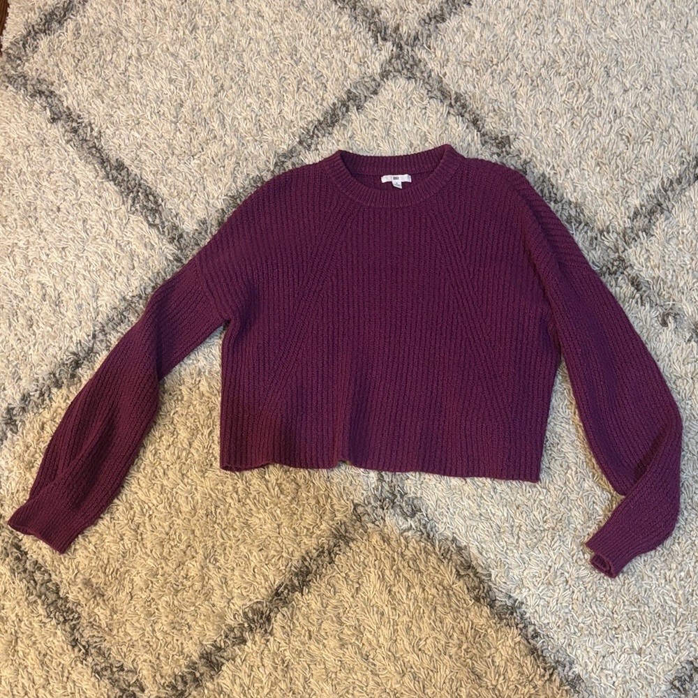 BP Rich Purple Crew Neck Sweater